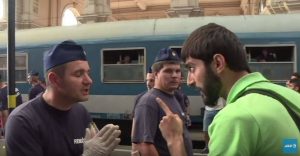 Gara Keleti Budapesta emigranti