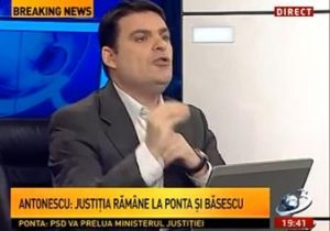 Radu Tudor - Antonescu - Justitia ramane la Ponta si Basescu