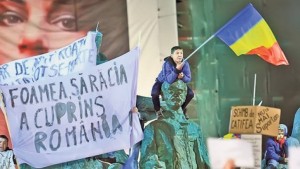 Protest Foamea saracia a cuprins Romania